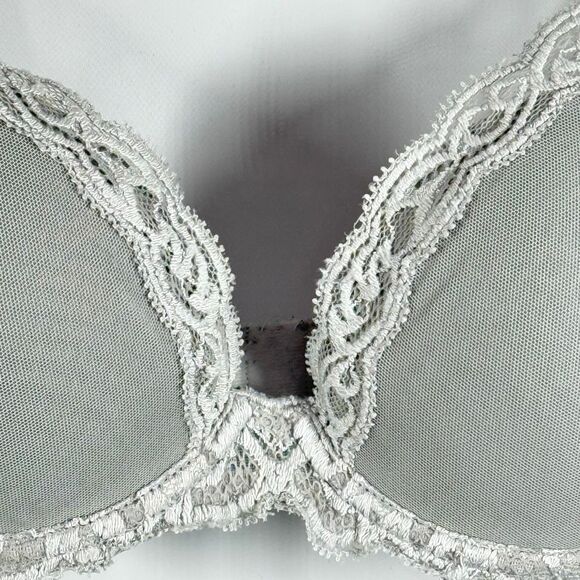 C 13 Natori gray lace Bliss Perfection Contour Underwire Bra size 32D - Picture 4 of 8